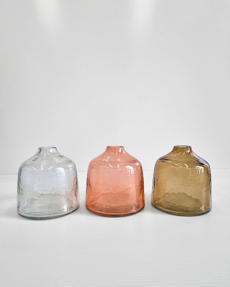Creative Women - Bella Handblown Hammered Bud Vase