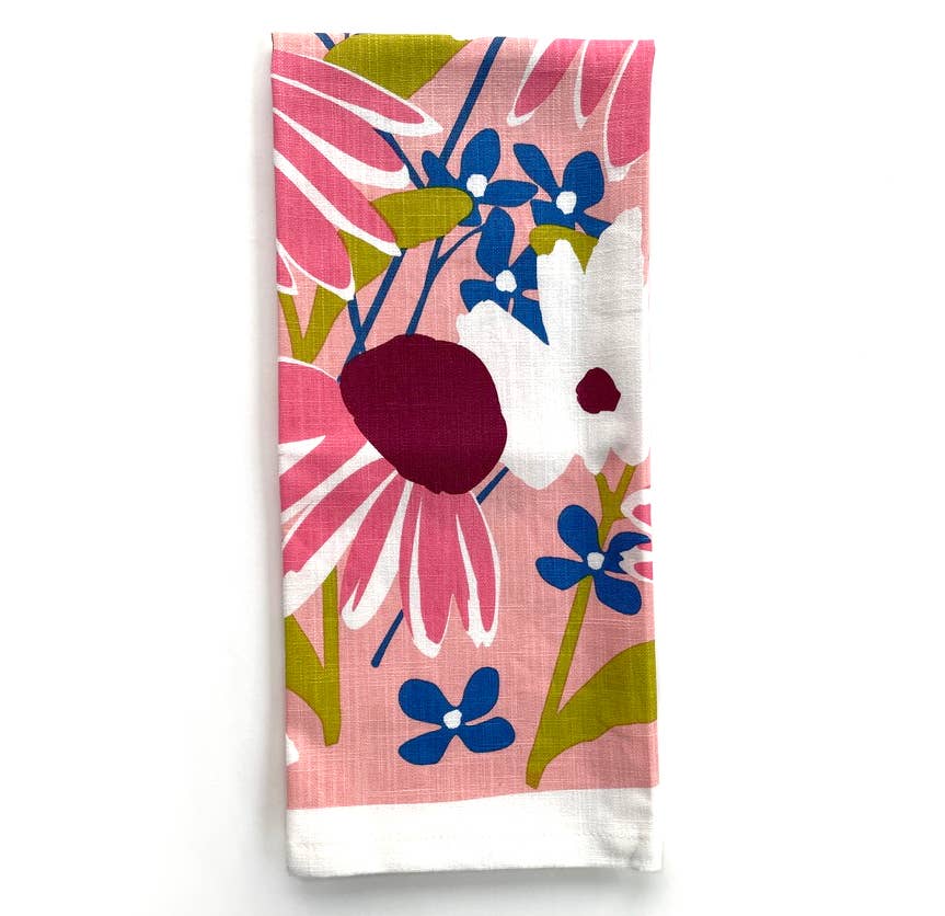 Elizabeth Grubaugh - Echinacea Tea Towel