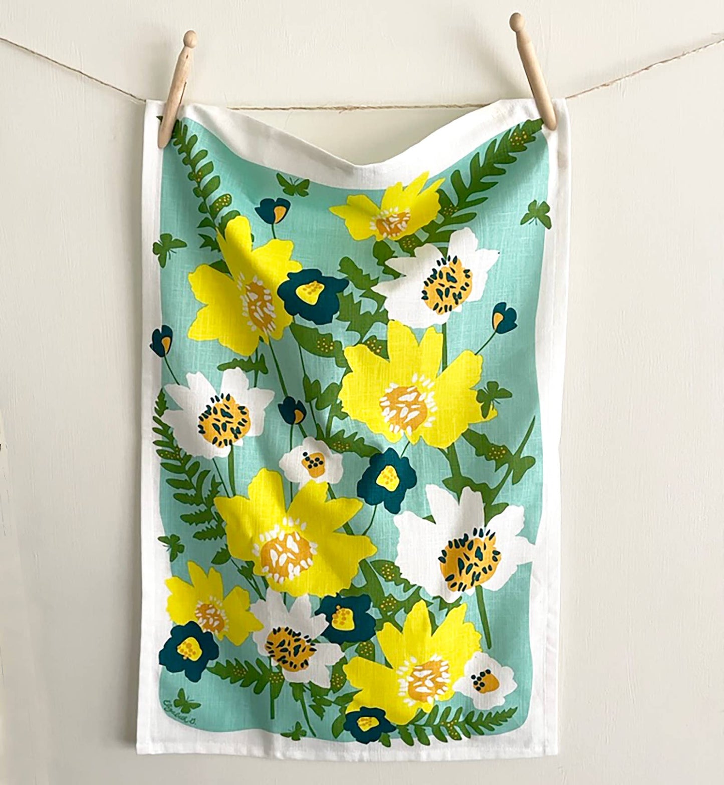 Elizabeth Grubaugh - Fern Tea Towel