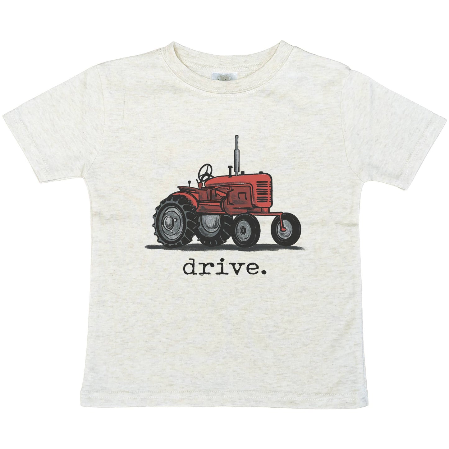 Barefoot Baby - Drive Red Tractor Farm Boy Back to School Western Toddler