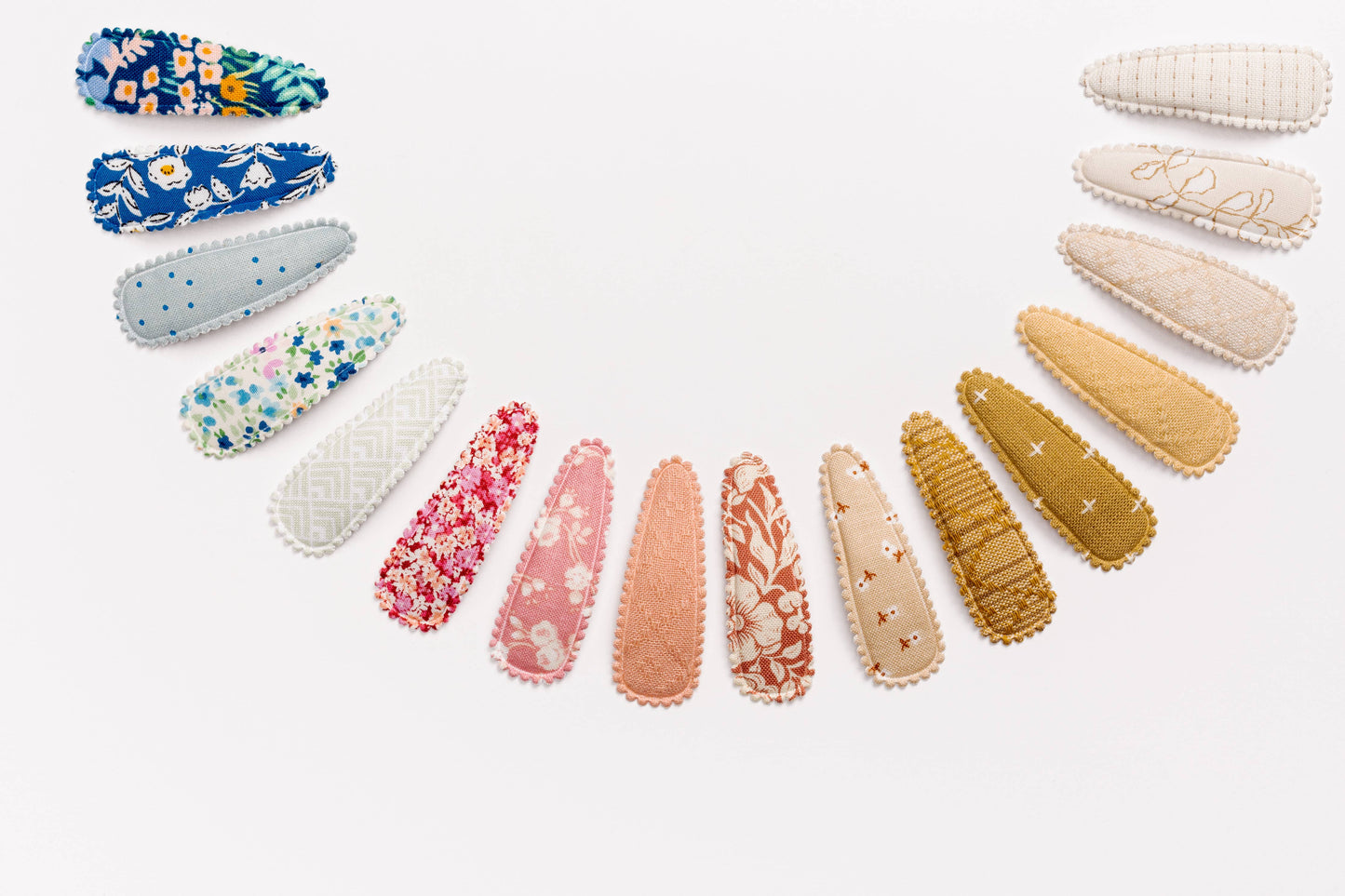 Frankie & Claude - Moxie Neon Pink Floral Hair Clips