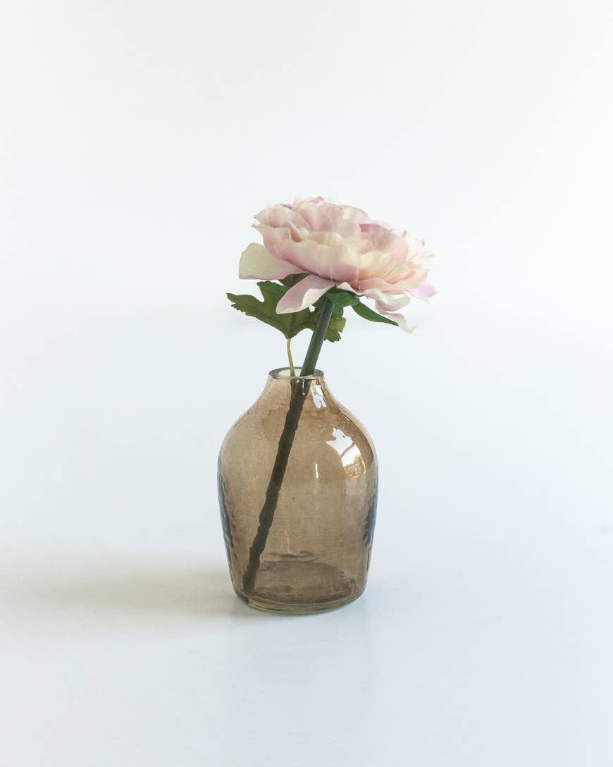 Creative Women - Haley Handblown Hammered Bud Vase