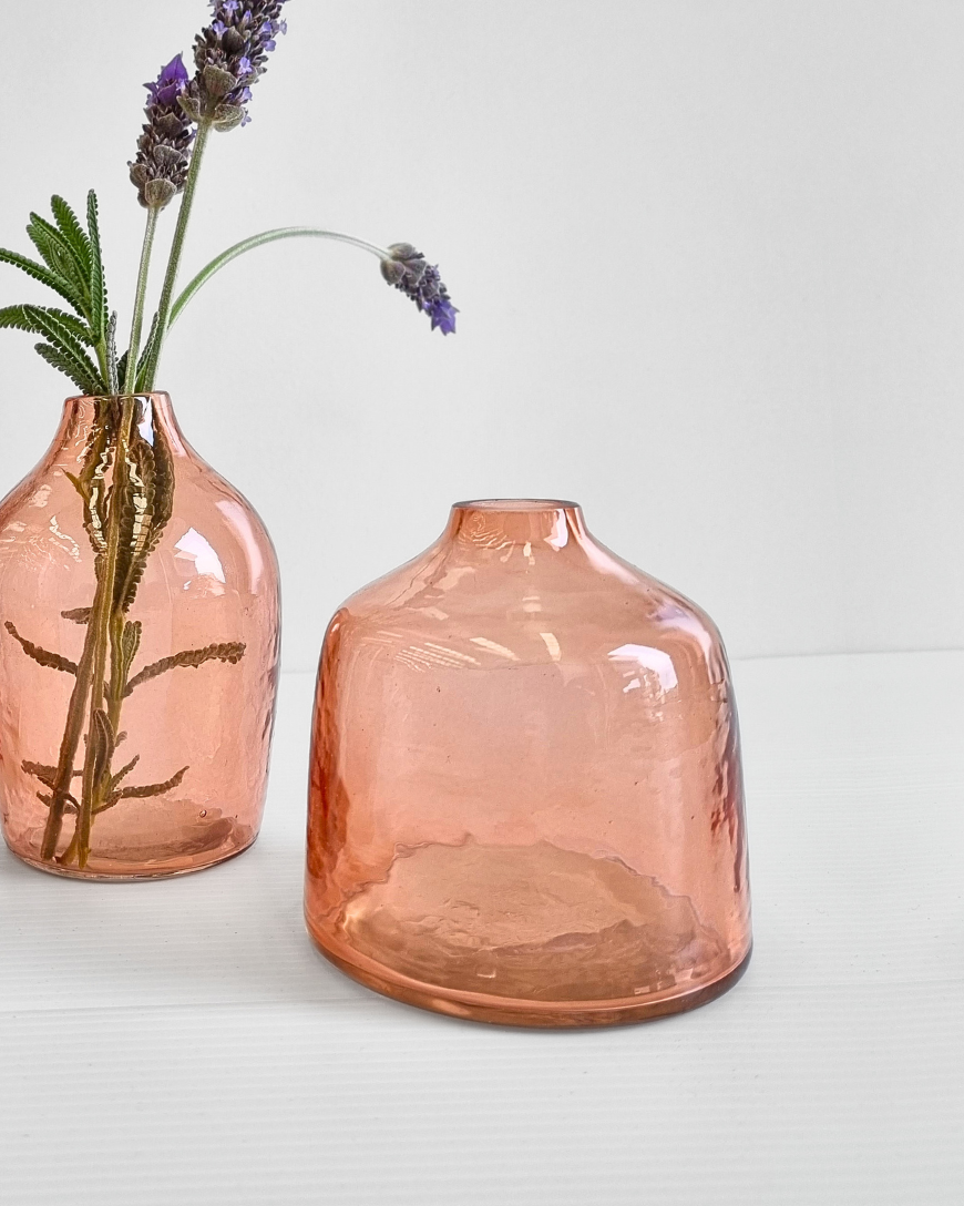 Creative Women - Bella Handblown Hammered Bud Vase