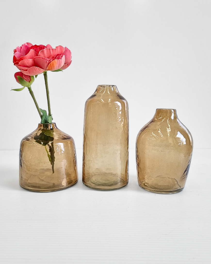 Creative Women - Bella Handblown Hammered Bud Vase