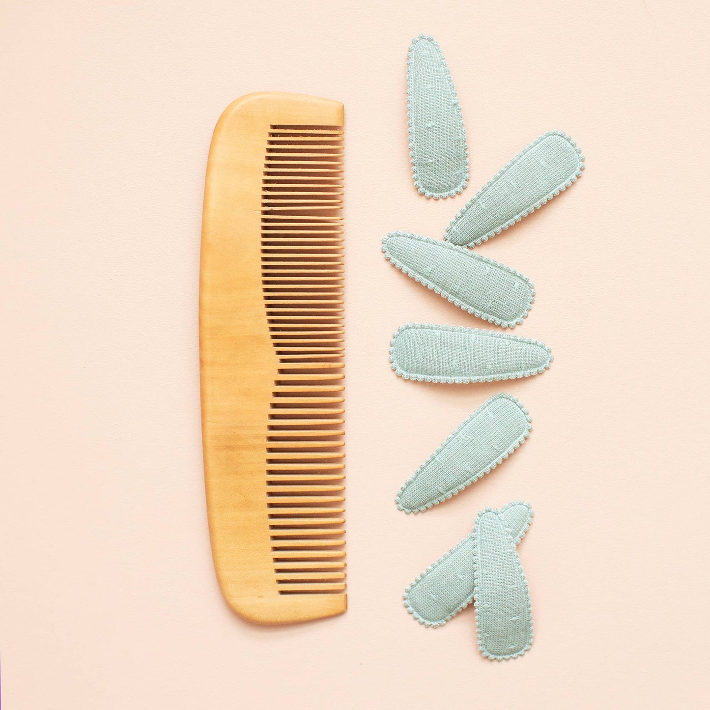 Frankie & Claude - Lizzy Pink & Navy Floral Hair Clips