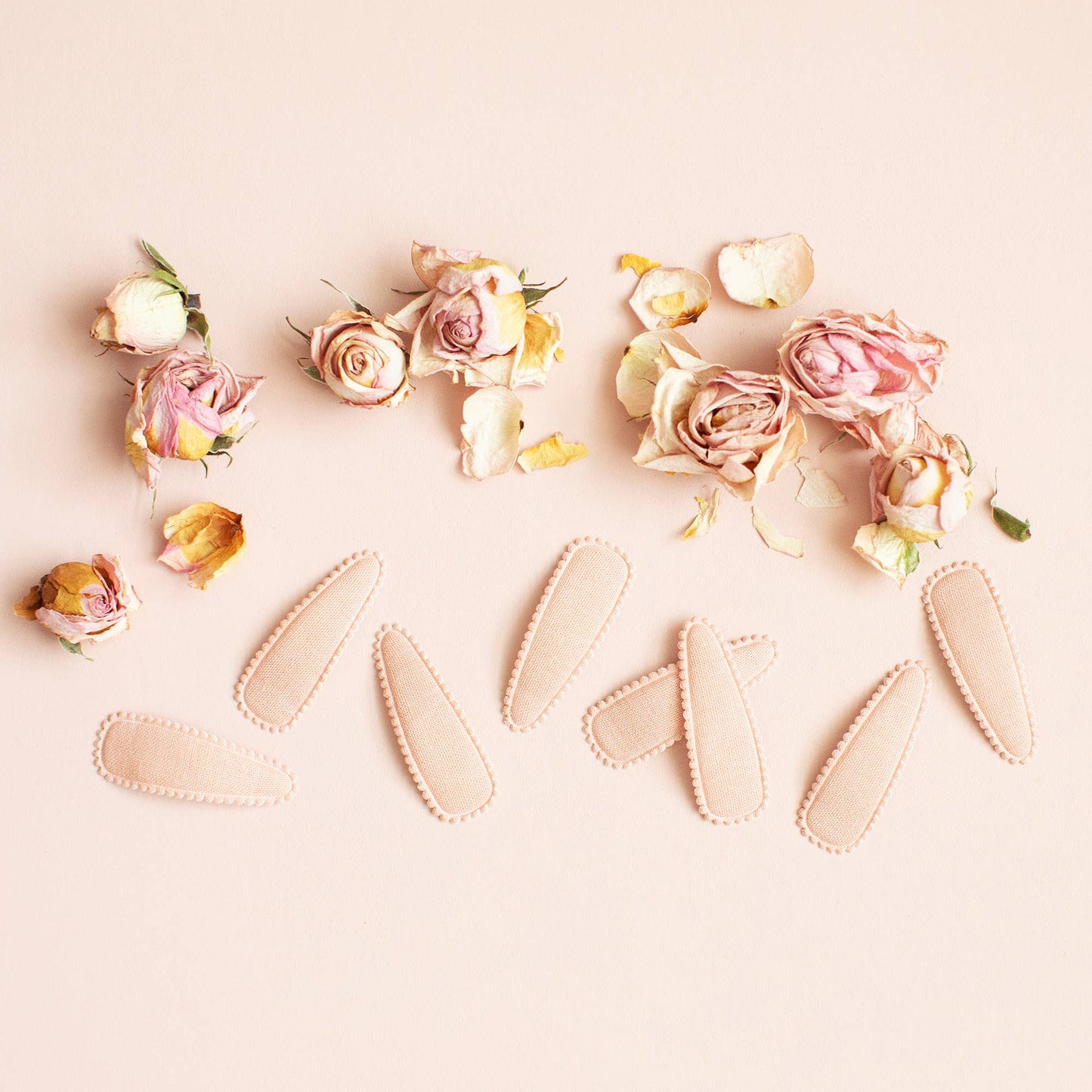 Frankie & Claude - Lizzy Pink & Navy Floral Hair Clips