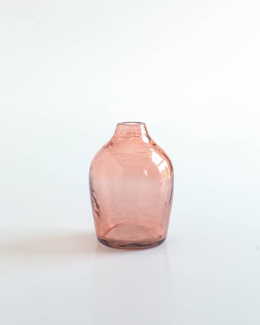 Creative Women - Haley Handblown Hammered Bud Vase