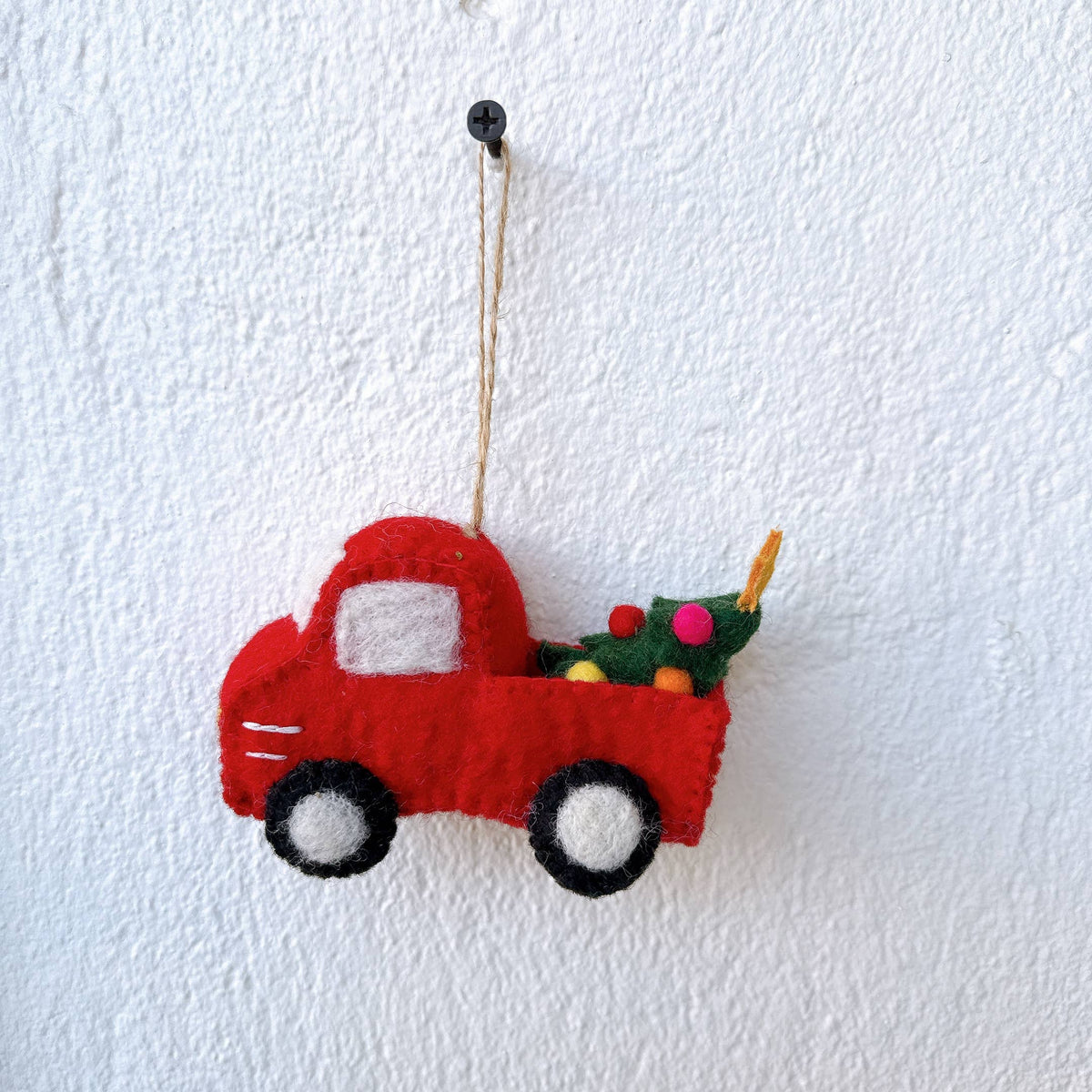Ganapati - 2026 Pickup Truck with Christmas Tree Ornament