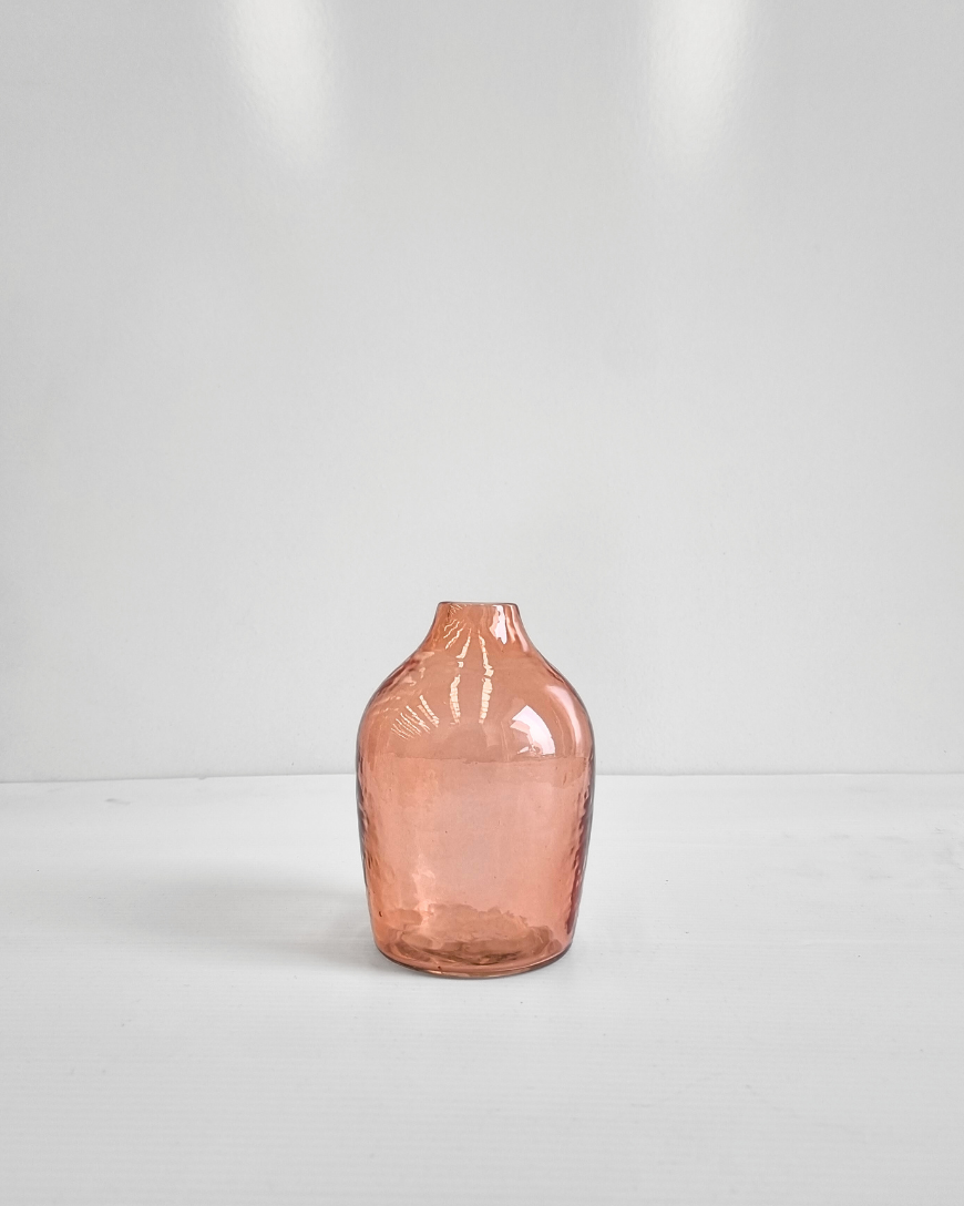 Creative Women - Haley Handblown Hammered Bud Vase