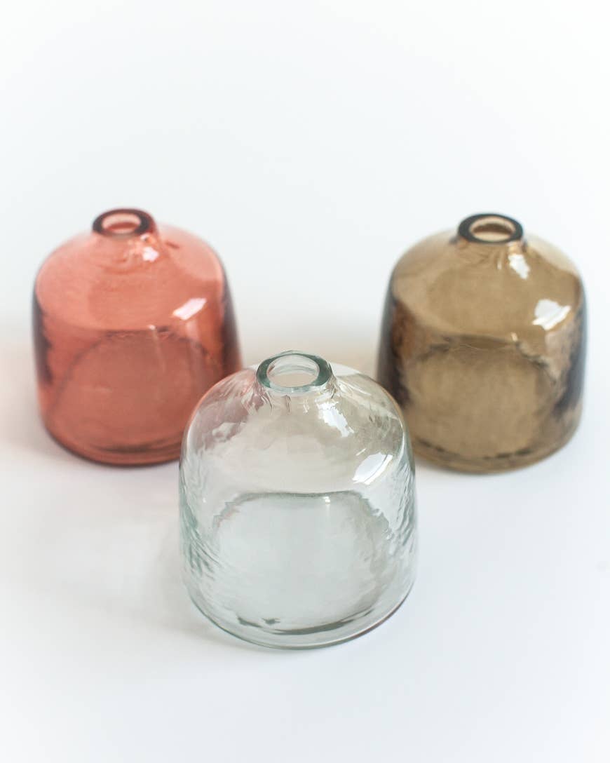 Creative Women - Bella Handblown Hammered Bud Vase