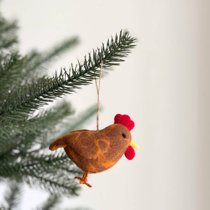 Ganapati - Felt Chicken Ornament