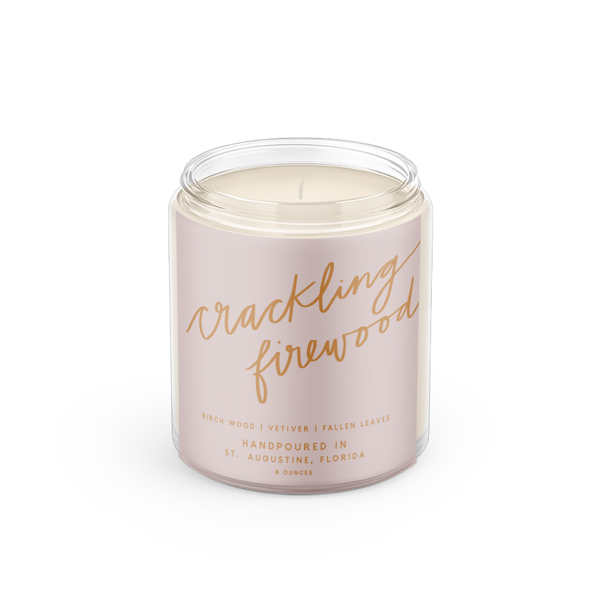 Poured Goods - Crackling Firewood Candle | Pine + Sandalwood