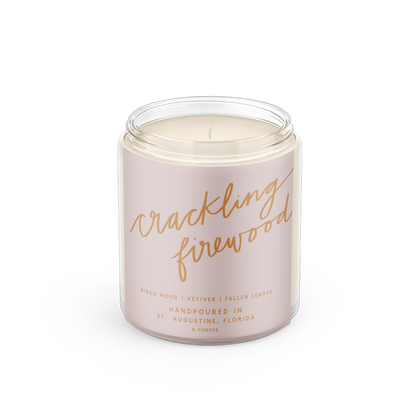 Poured Goods - Crackling Firewood Candle | Pine + Sandalwood