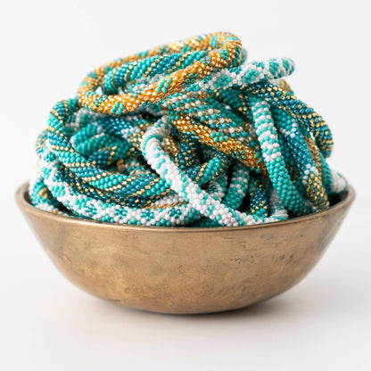 Aid Through Trade - 💎 Roll-On® Jewelry -  Aquamarine - Set of 12 Bracelets 