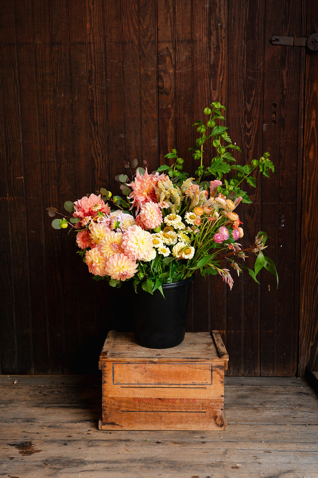 DIY Bucket Of Blooms