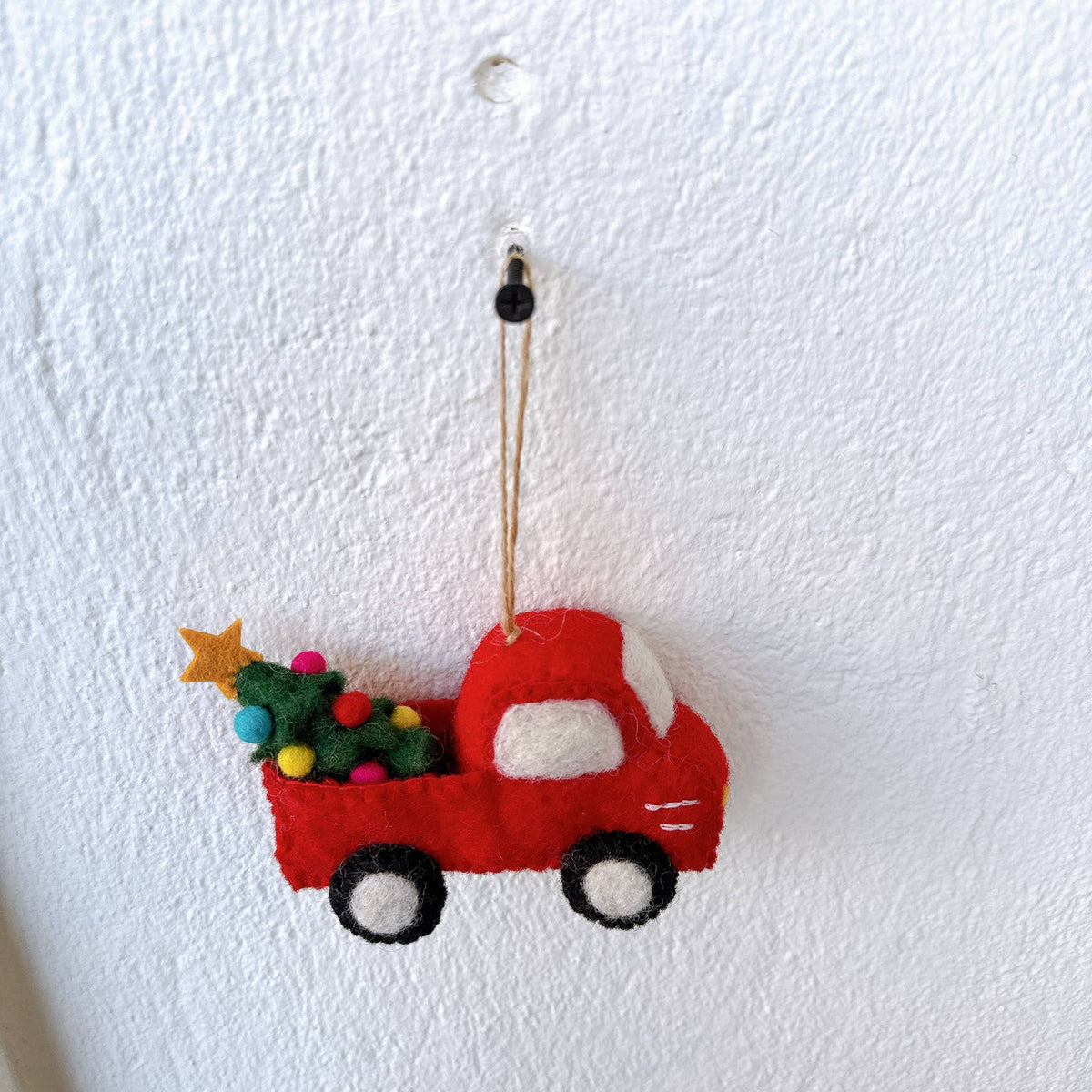 Ganapati - 2026 Pickup Truck with Christmas Tree Ornament