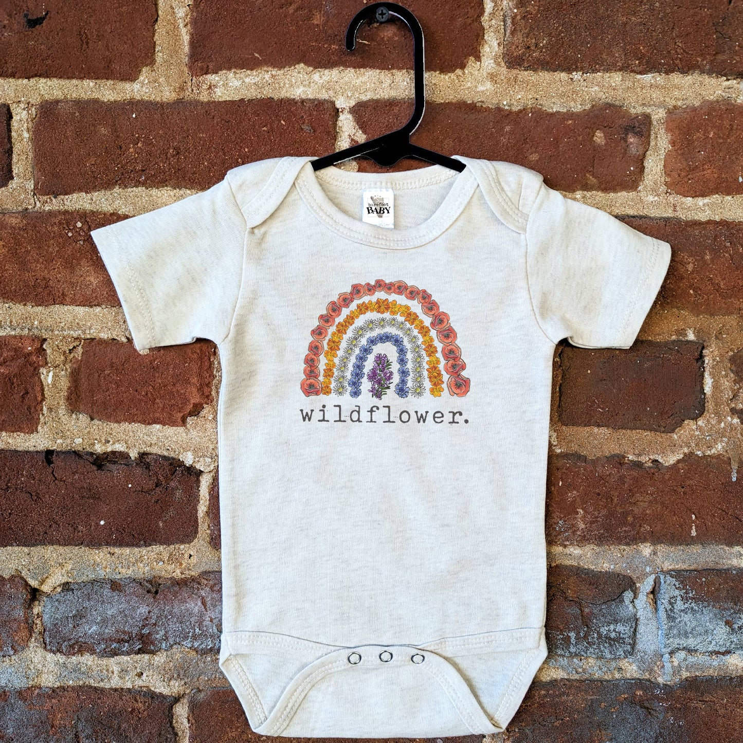 Barefoot Baby - "Wildflower" Baby girl Nature Clothing Rainbow Newborn