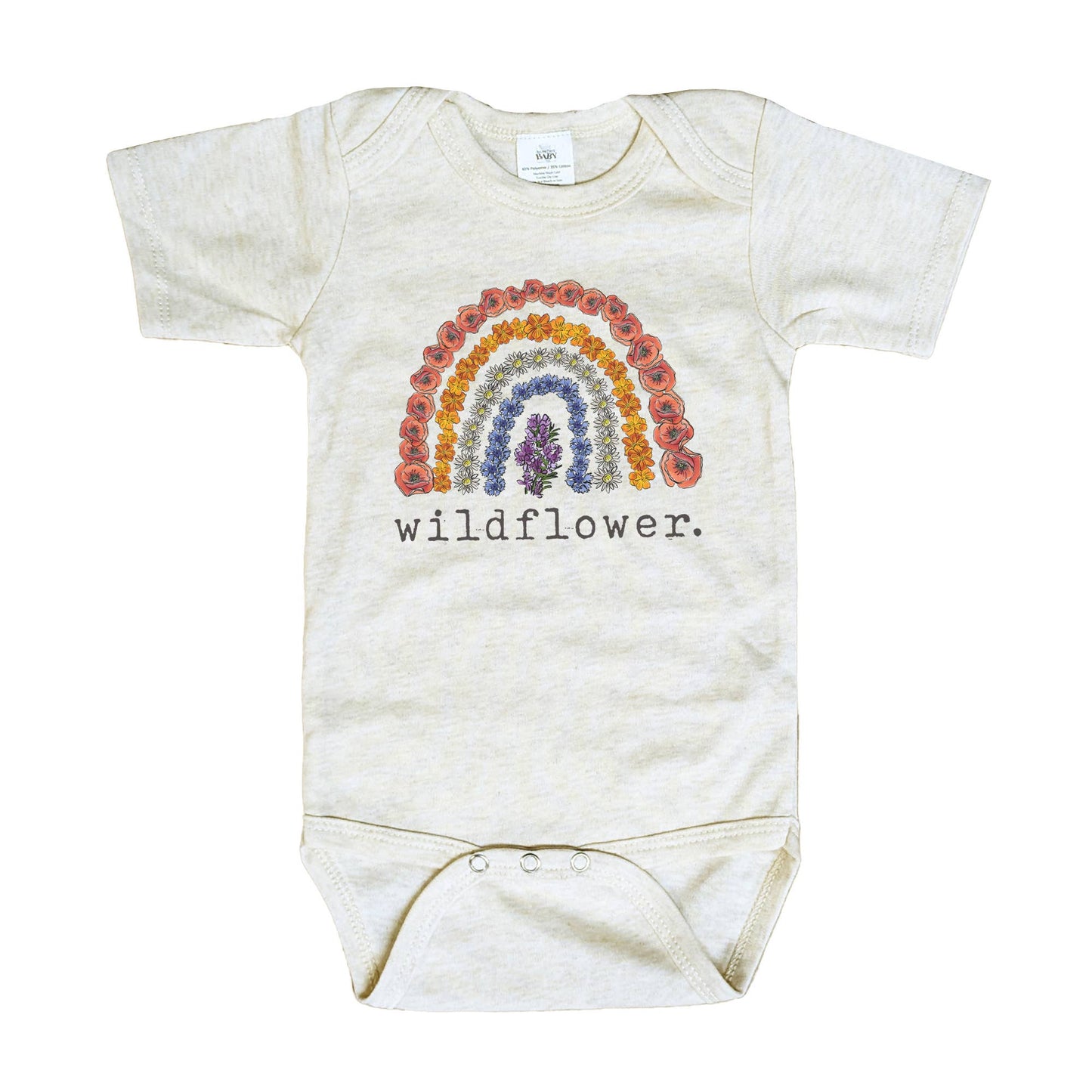Barefoot Baby - "Wildflower" Baby girl Nature Clothing Rainbow Newborn