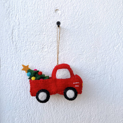 Ganapati - 2026 Pickup Truck with Christmas Tree Ornament
