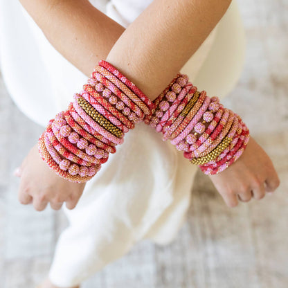 Aid Through Trade - Original Roll-On® Bracelets - Hibiscus Set of 12