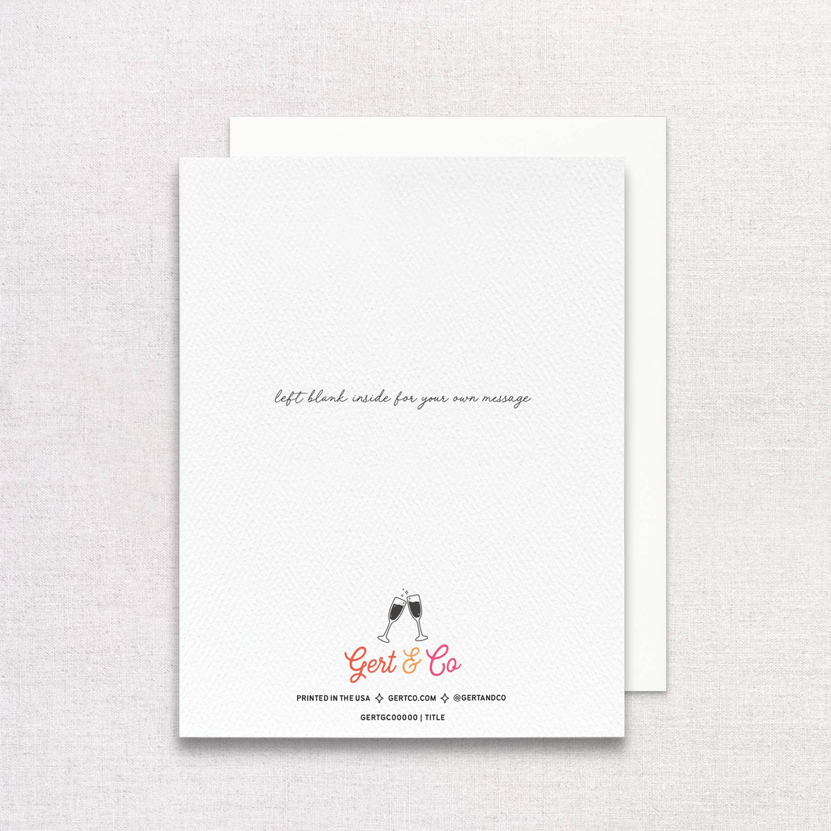 Gert & Co - Warmest Wishes Woodland Trees Holiday Card