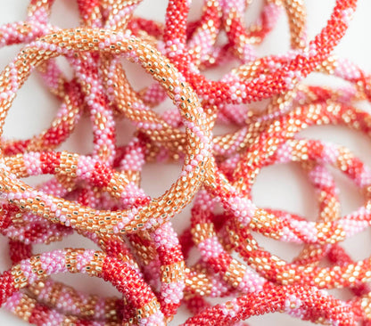 Aid Through Trade - Original Roll-On® Bracelets - Hibiscus Set of 12