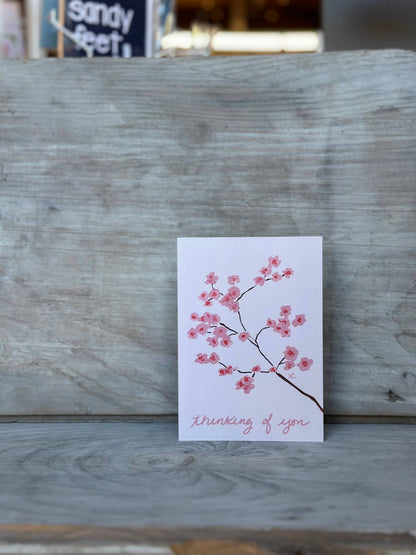 Citrus Daisy - Cherry Blossom Thinking of You Card