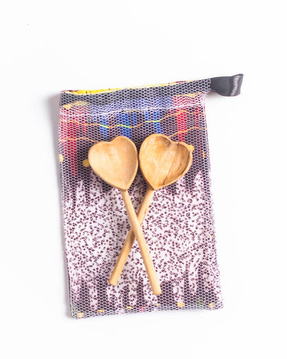 Creative Women - Olive Wood Heart Spoon Set