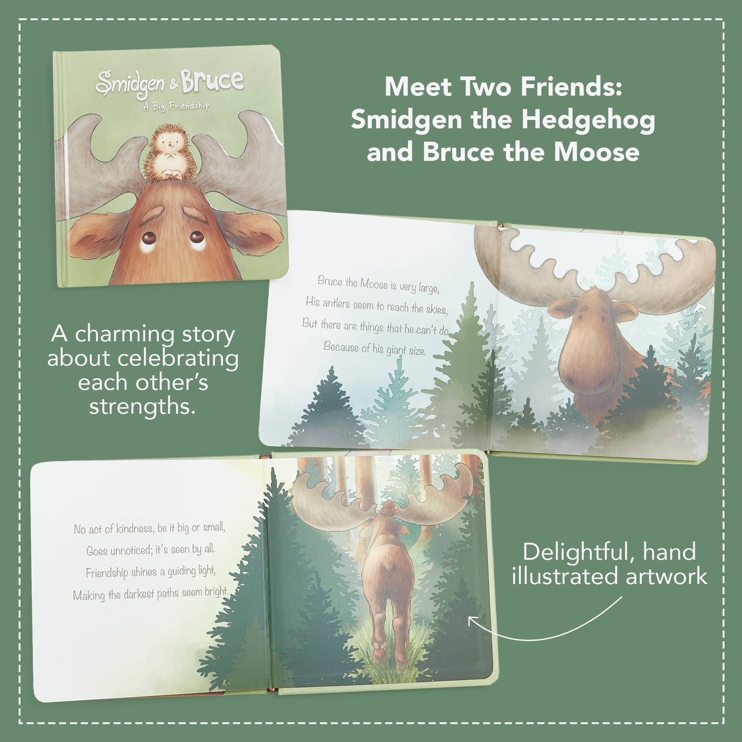 Bunnies By the Bay - Smidgen and Bruce A Big Friendship - Board Book
