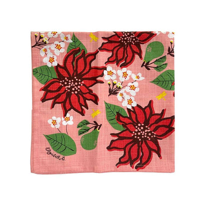 Elizabeth Grubaugh - Poinsettia Napkin Set of Four