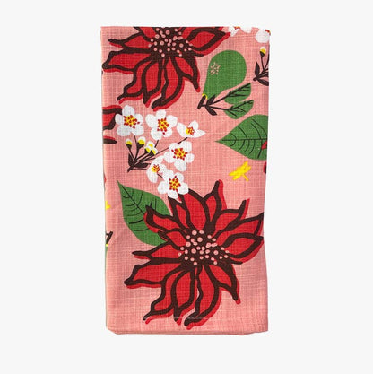 Elizabeth Grubaugh - Poinsettia Napkin Set of Four