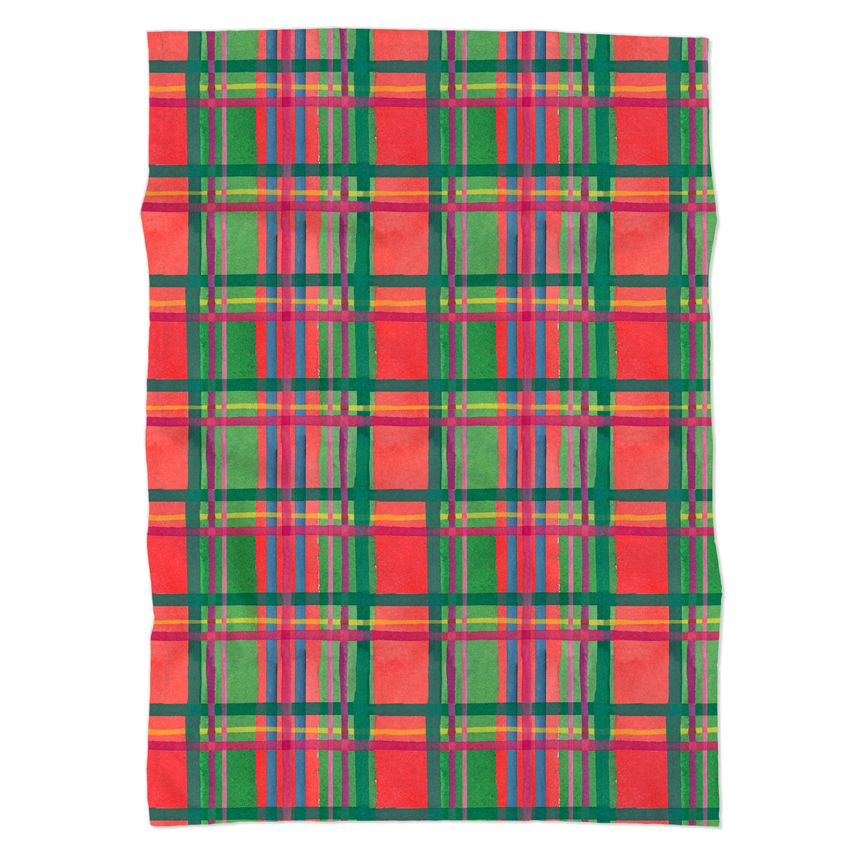 Gert & Co - Holiday Plaid Tea Towel | Christmas Tea Towel