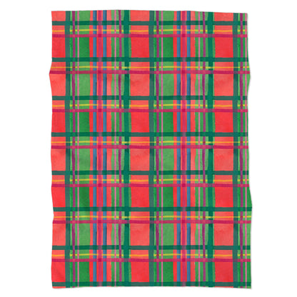 Gert & Co - Holiday Plaid Tea Towel | Christmas Tea Towel