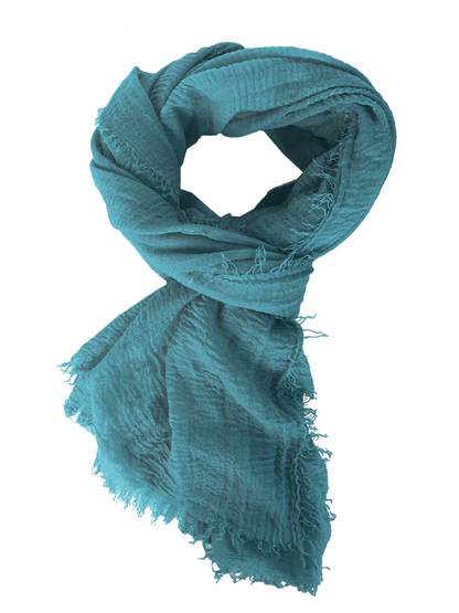 Rubyzaar - Boho Scarf - Turquoise