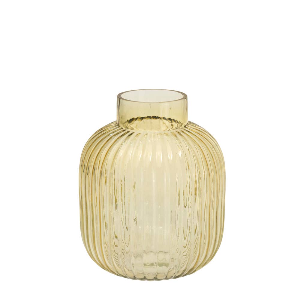 Boston International - 6" Dijon Fluted Vase