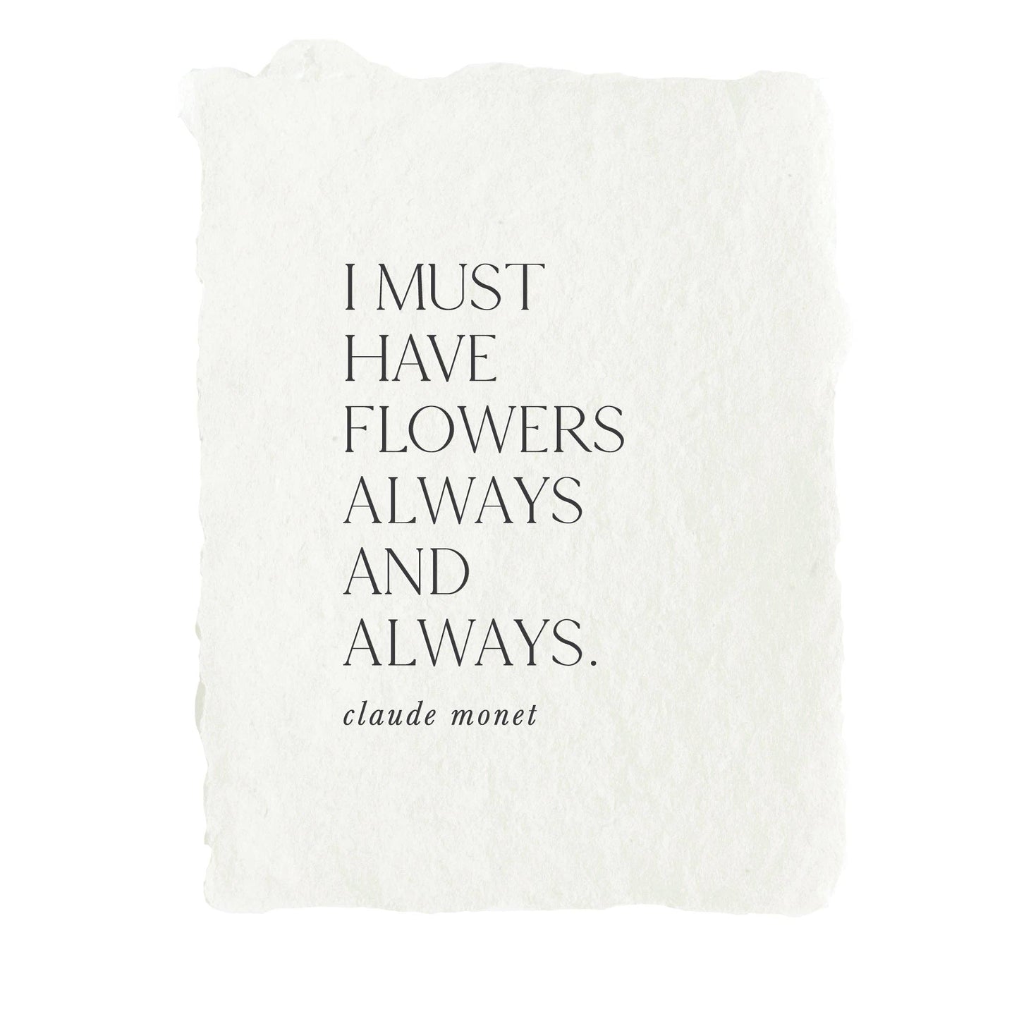 farmette - I must have flowers note card