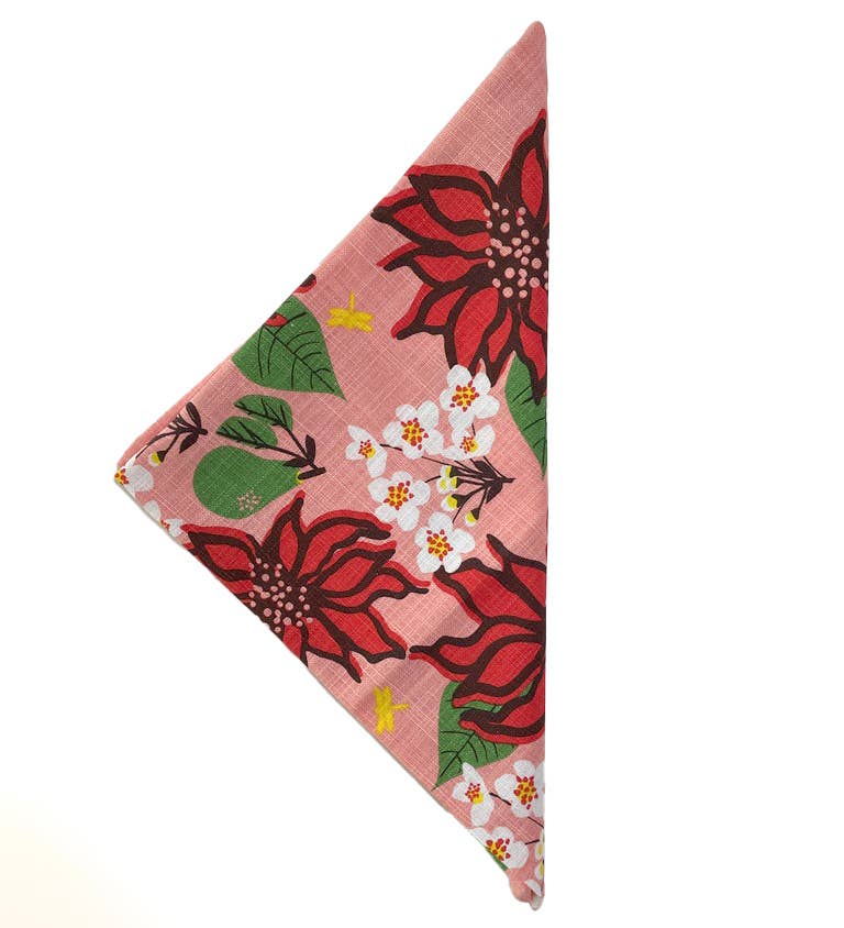 Elizabeth Grubaugh - Poinsettia Napkin Set of Four