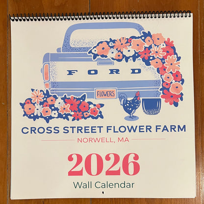 2026 Cross Street Wall Calendar