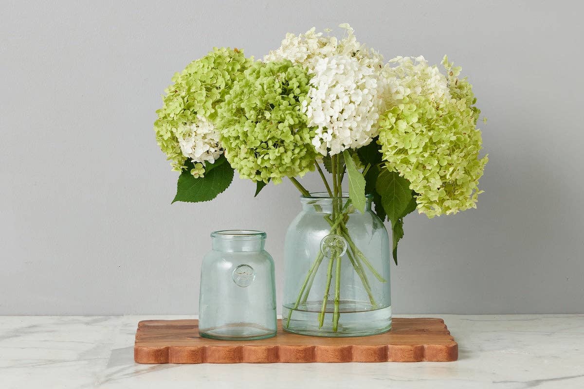 etúHOME - French Bee Mason Jar Vase, Medium