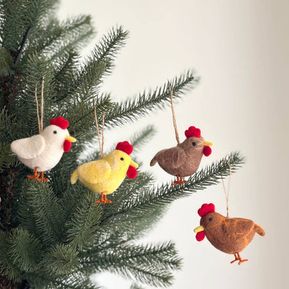 Ganapati - Felt Chicken Ornament