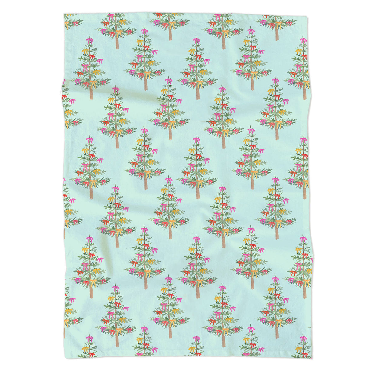 Gert & Co - Whimsical Holiday Trees Tea Towel | Cute Christmas Tree