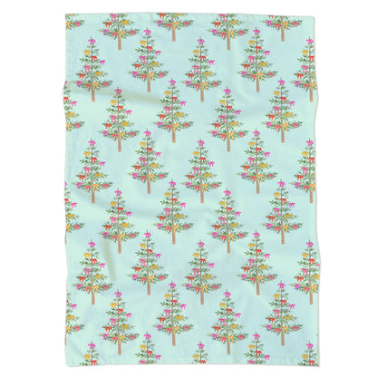 Gert & Co - Whimsical Holiday Trees Tea Towel | Cute Christmas Tree