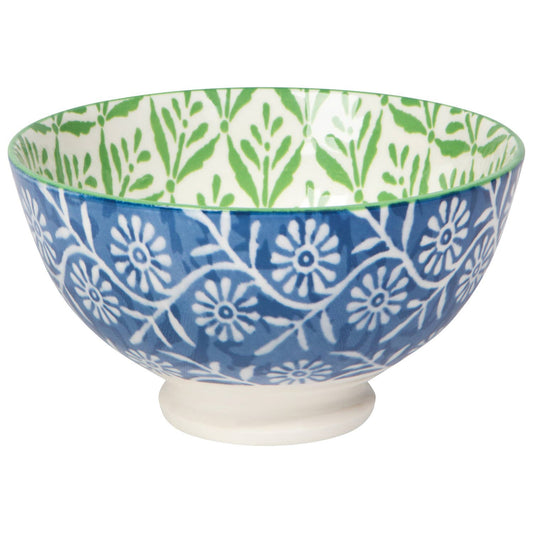 Now Designs by Danica - Green Leaf Stamped Bowl 4 inch