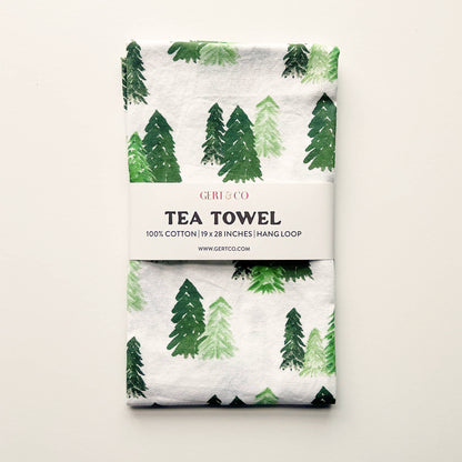 Gert & Co - Forest Trees Kitchen Towel | Cabin Tea Towel