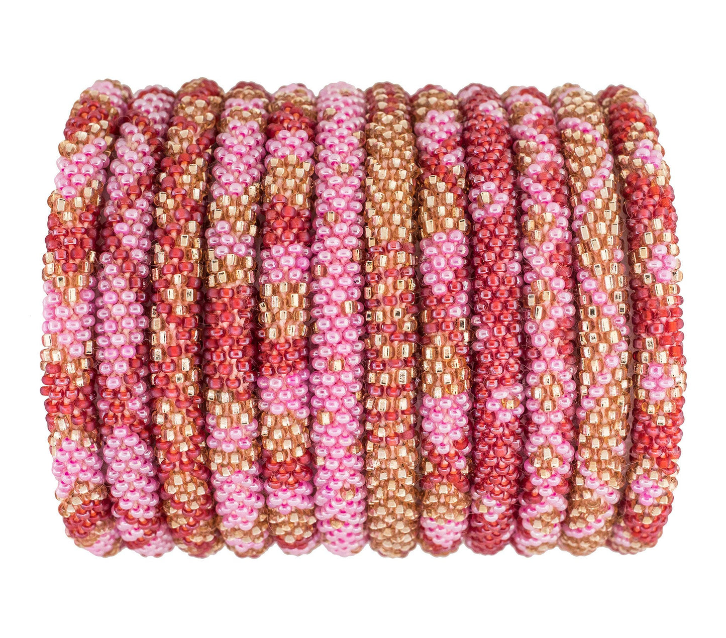 Aid Through Trade - Original Roll-On® Bracelets - Hibiscus Set of 12