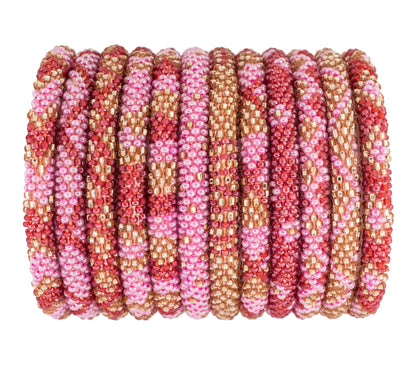 Aid Through Trade - Original Roll-On® Bracelets - Hibiscus Set of 12