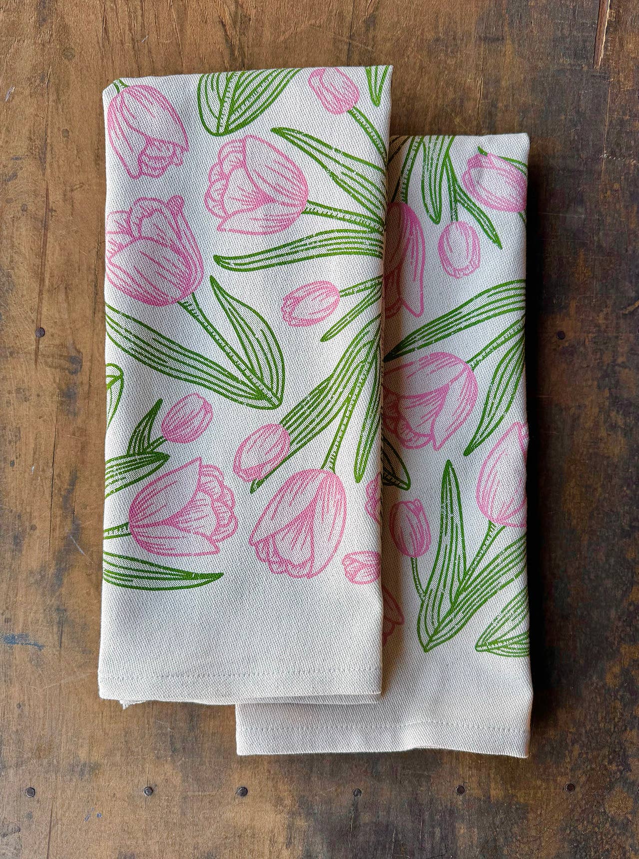 SOUTHERN FRIED DESIGN BARN - NEW Tulip Pattern Kitchen Towel