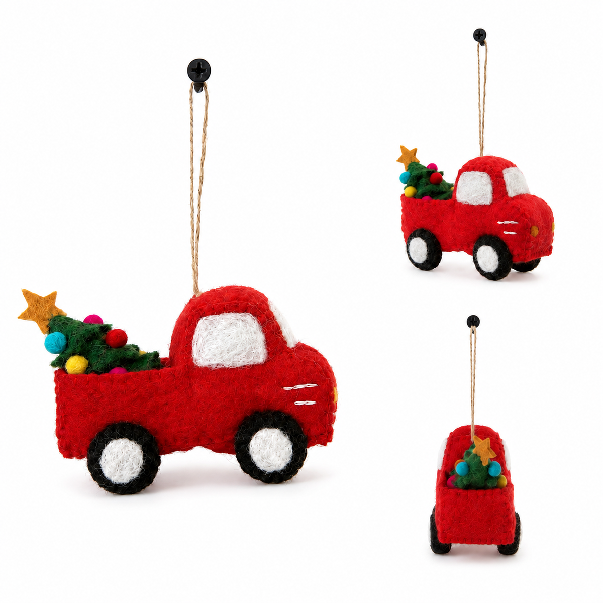 Ganapati - 2026 Pickup Truck with Christmas Tree Ornament