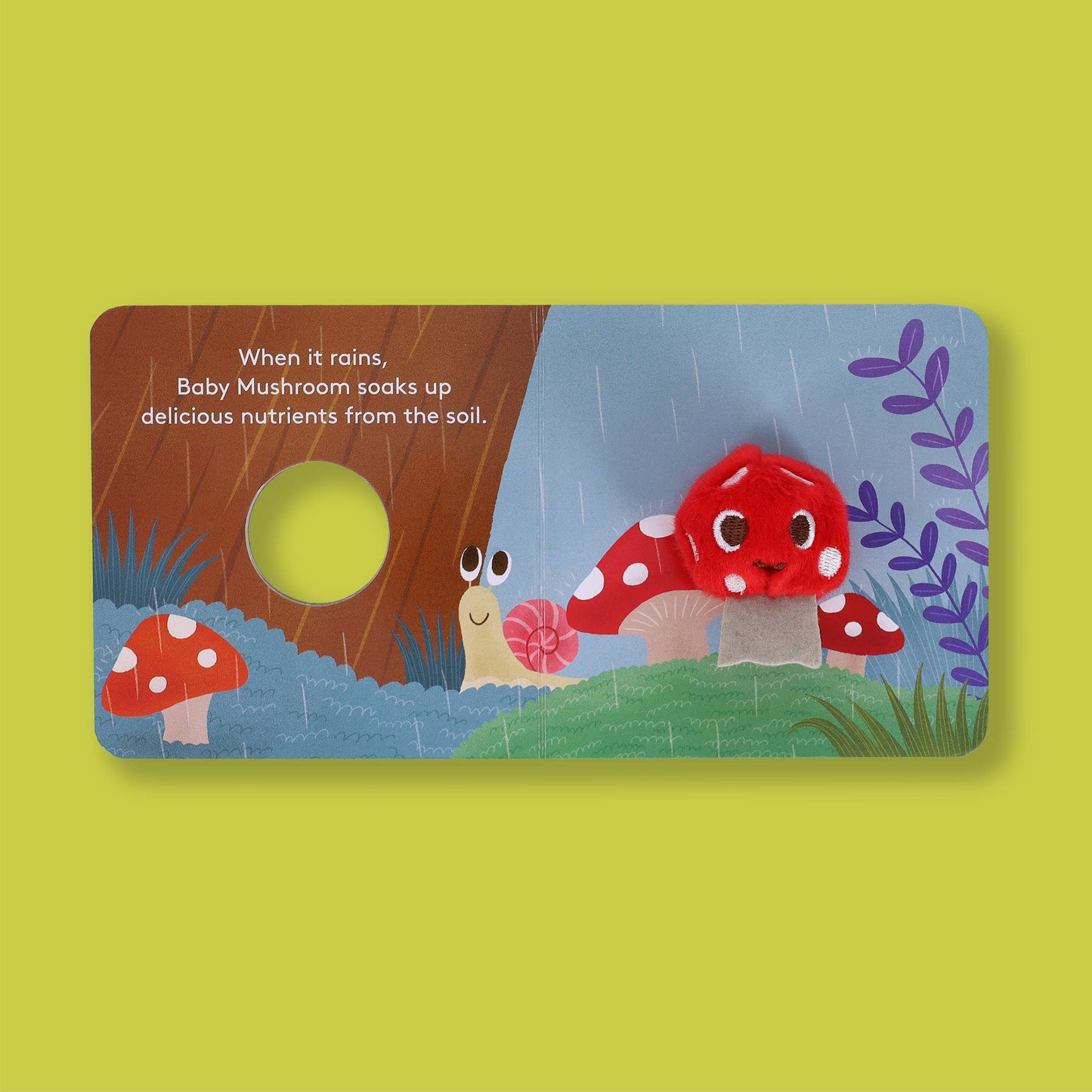 Chronicle Books - Baby Mushroom: Finger Puppet Book