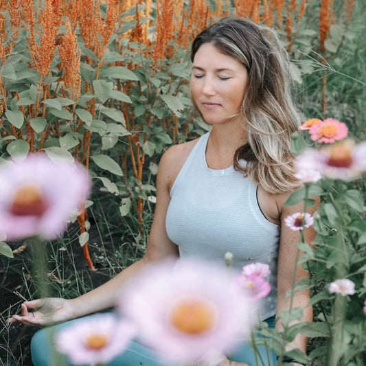 Yoga with Cassidy at Cross Street Flower Farm